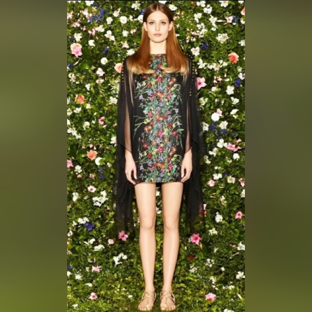 GUCCI resort silk kimono dress,size 36